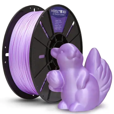 Filamento Voolt3D PLA Lilás Macaron Velvet 1kg para Impressora 3D — filamento para impressora 3D