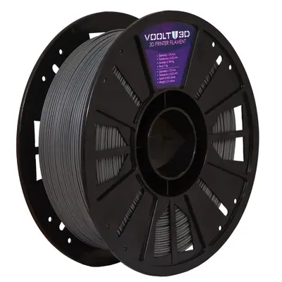 Voolt3D PLA Grafite Stone 1kg para Impressora 3D — filamento para impressora 3D