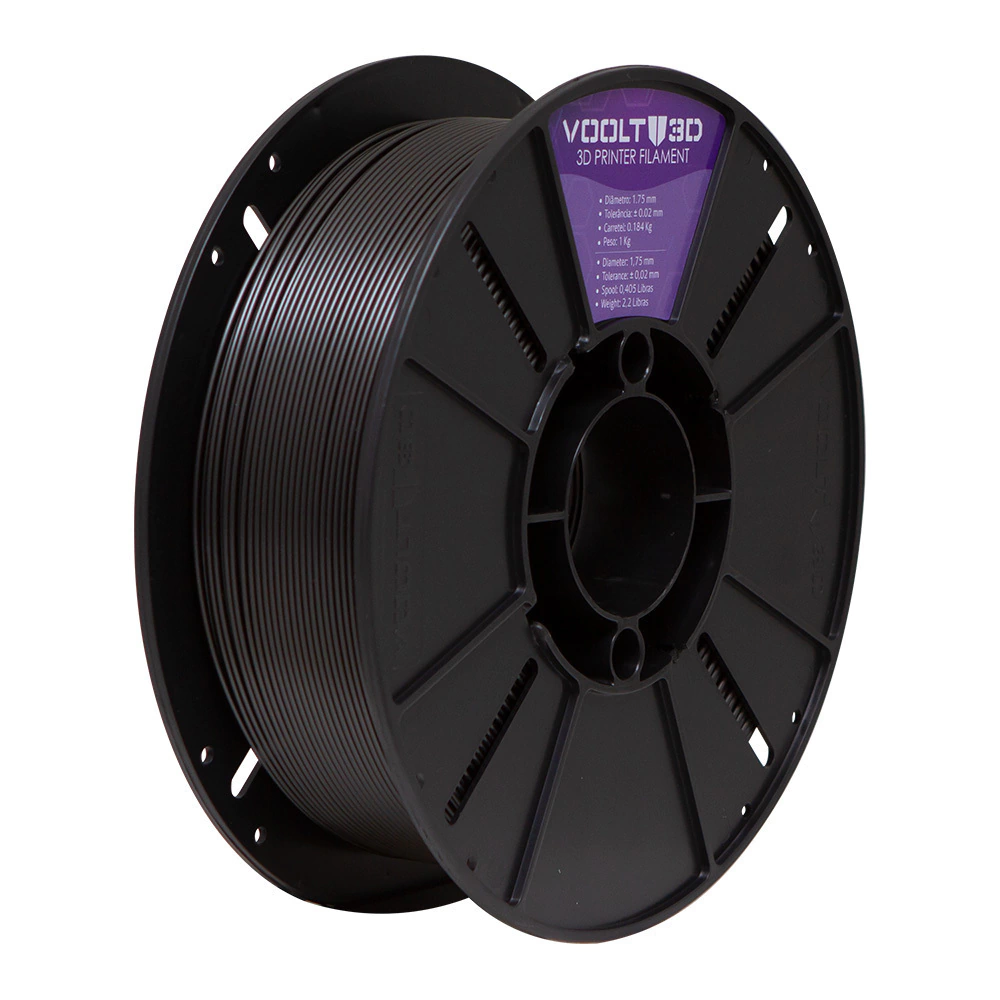 Filamento PETG Grafeno | PETG Reforçado com Grafeno | 1kg para Impressora 3D