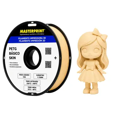 Filamento MasterPrint PETG Skin 1 kg para Impressora 3D — filamento para impressora 3D