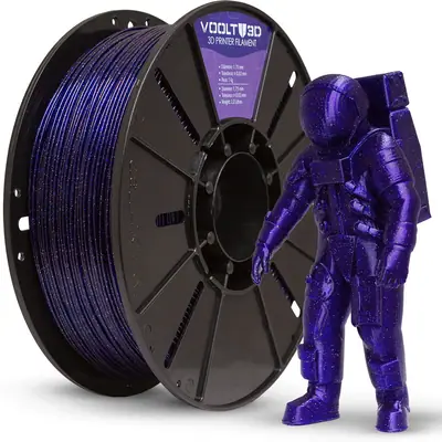 Filamento Voolt3D PLA Azul Netuno Cosmos 1kg para Impressora 3D — filamento para impressora 3D