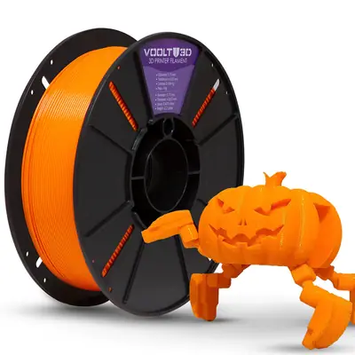 Filamento Voolt3D PETG HF Laranja High Fluidity Premium - 1Kg para Impressora 3D 1