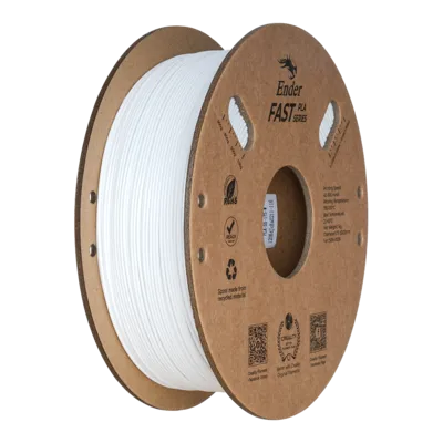 Filamento Ender Fast PLA Creality 1.75mm 1kg - Branco para Impressora 3D 1