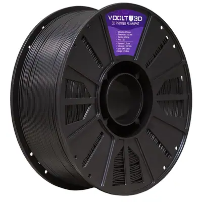 Filamento Voolt3D ABS Preto 1kg para Impressora 3D 1