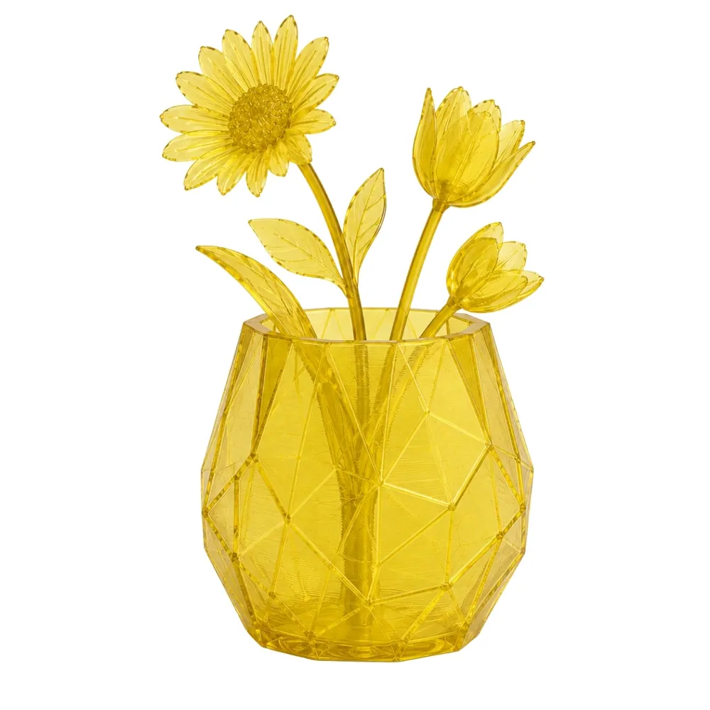 Filamento MasterPrint PETG Translucido Amarelo 1 kg para Impressora 3D 2