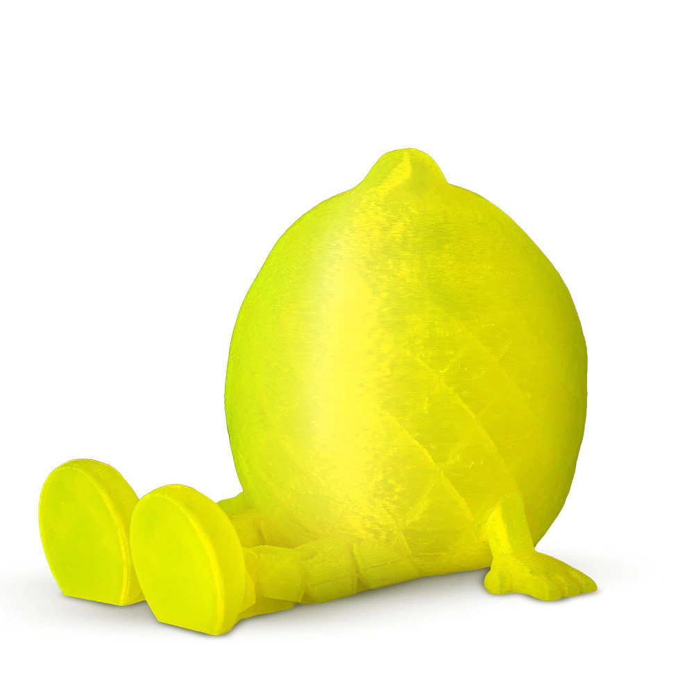 Filamento Voolt3D PLA Translucido Verde Limao 1kg para Impressora 3D 2