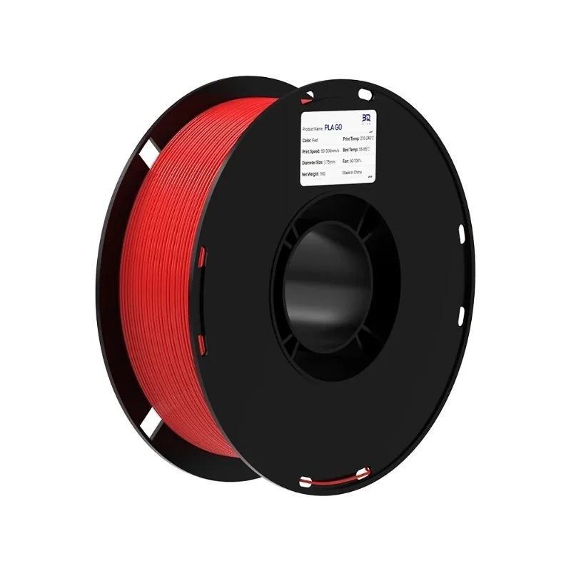 Filamento PLA GO Red - Vermelho BIQU 1,75 mm 1 kg para Impressora 3D
