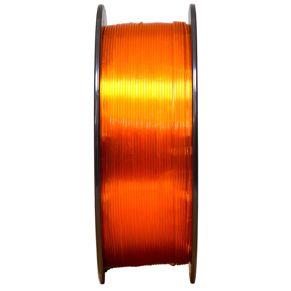 Filamento Voolt3D PETG HF Laranja Translúcido High Fluidity Premium - 1Kg para Impressora 3D 3