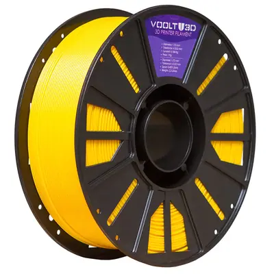 Filamento Voolt3D ABS Amarelo 1kg para Impressora 3D — filamento para impressora 3D
