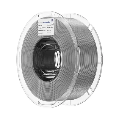 Filamento PLA Aura Silk Silver - Prata BIQU 1,75 mm 1 kg para Impressora 3D — filamento para impressora 3D