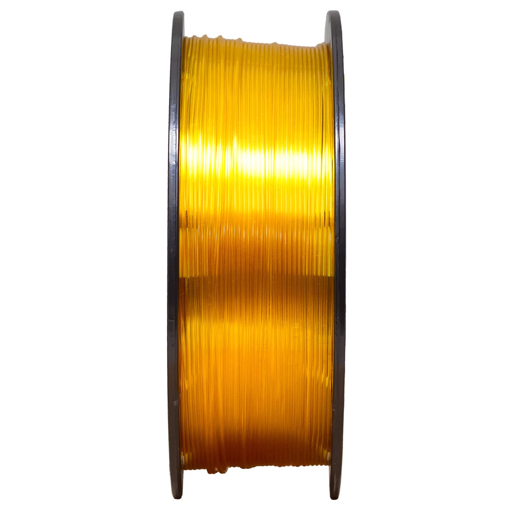 Filamento Voolt3D PETG HF Amarelo Ouro Translúcido High Fluidity Premium - 1Kg para Impressora 3D 3