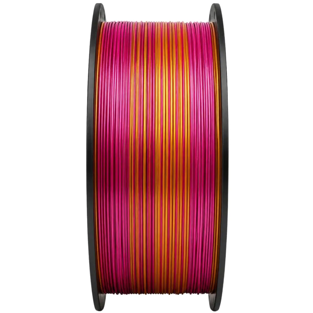 Filamento MasterPrint PLA Silk Dourado/Roxo 1 kg para Impressora 3D 2