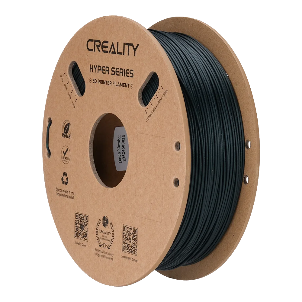 Filamento Hyper PLA-CF Creality 1.75mm 1kg - Verde Escuro para Impressora 3D