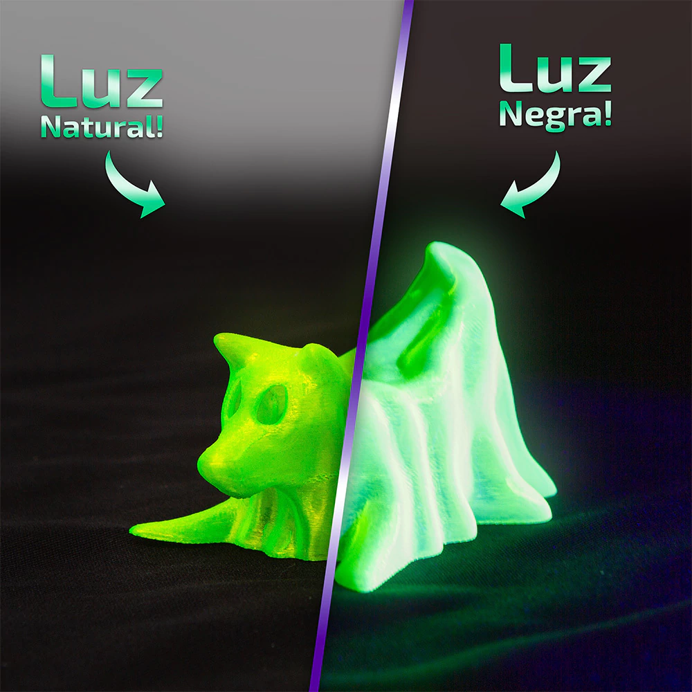 Filamento Voolt3D PETG HF Verde Neon Translúcido High Fluidity Premium - 1Kg para Impressora 3D 2
