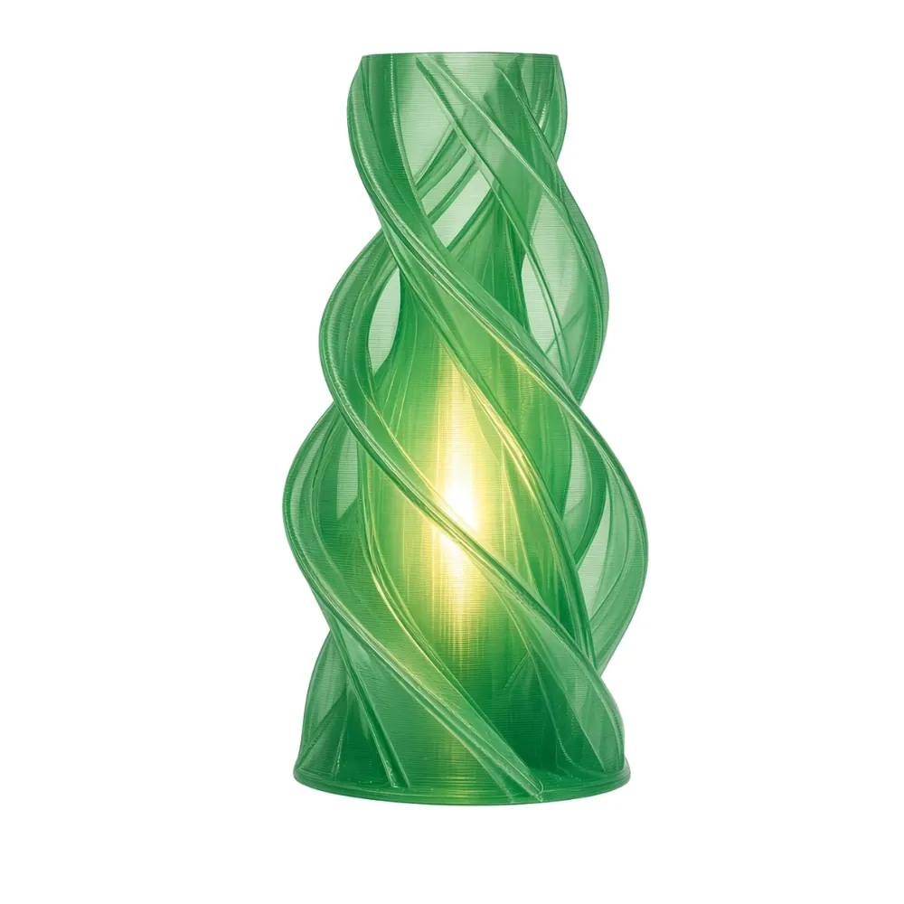 Filamento MasterPrint PETG Translucido Verde 1 kg para Impressora 3D 2