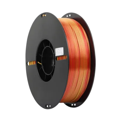 Filamento PLA CR-Silk Creality 1.75mm 1kg - Dourado e Vermelho para Impressora 3D 3