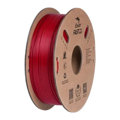 Filamento Ender Fast PLA Creality 1.75mm 1kg - Vermelho Fogo para Impressora 3D 1