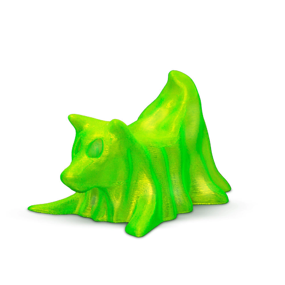Filamento Voolt3D PETG HF Verde Neon Translúcido High Fluidity Premium - 1Kg para Impressora 3D 3