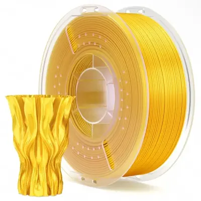 Filamento PLA Silk Gold Dourado Elegoo 1,75 mm 1 kg para Impressora 3D — filamento para impressora 3D