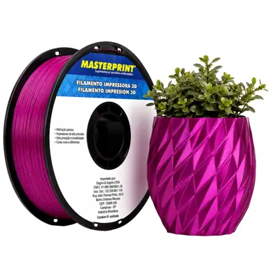 Filamento MasterPrint PLA Dragon Fruit 1 kg para Impressora 3D 1