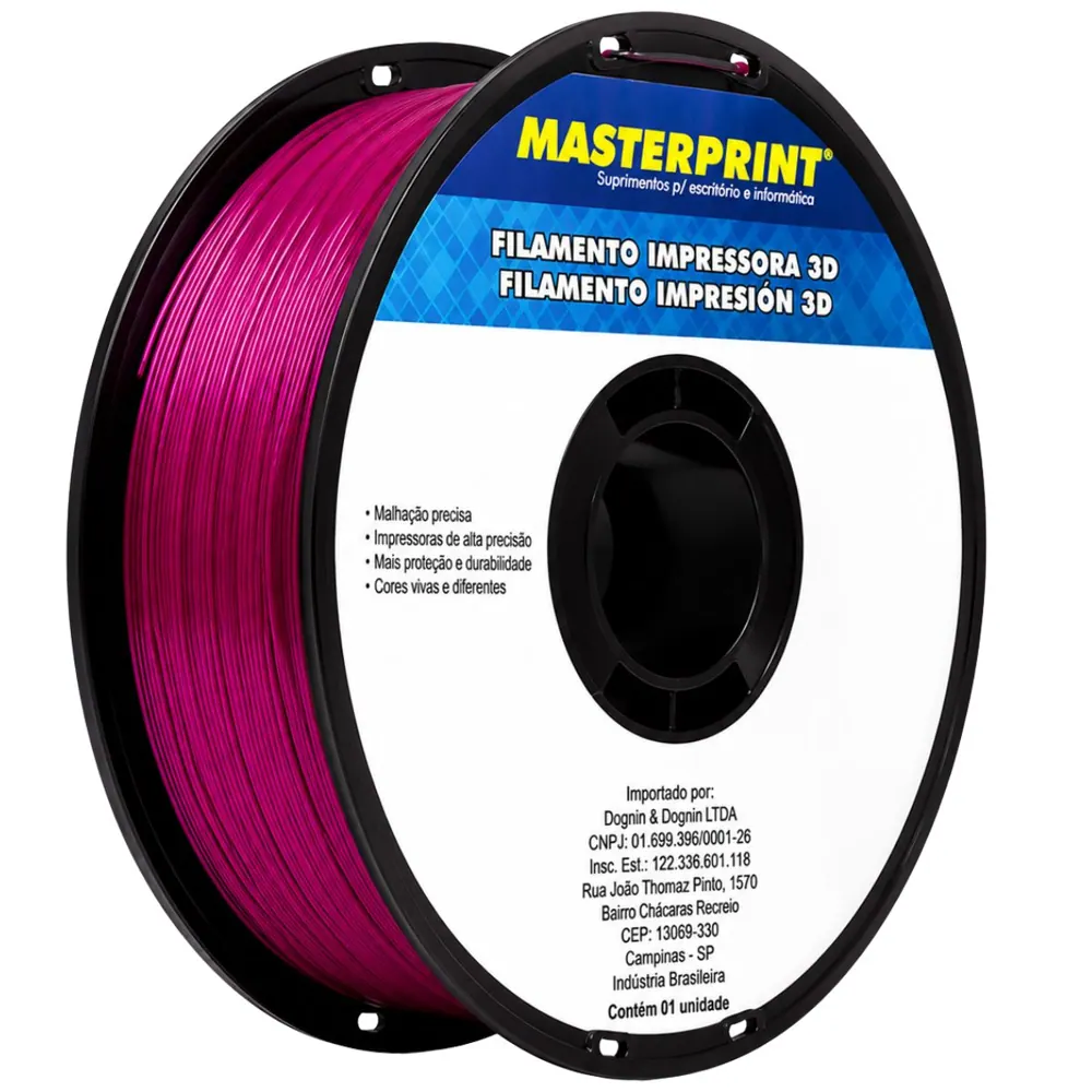 Filamento MasterPrint PLA Dragon Fruit 1 kg para Impressora 3D 2
