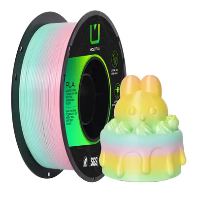 Filamento Pla Rainbow 1 1kg Multfila Para Impressora 3D 1.75mm — filamento para impressora 3D