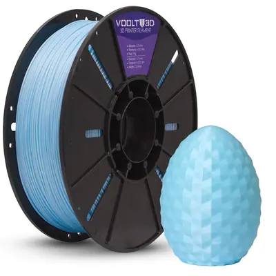 Filamento Voolt3D PLA Azul Macaron Velvet 1kg para Impressora 3D — filamento para impressora 3D