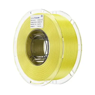 Filamento PLA Aura Silk Cheese Yellow - Amarelo Queijo BIQU 1,75 mm 1 kg para Impressora 3D — filamento para impressora 3D