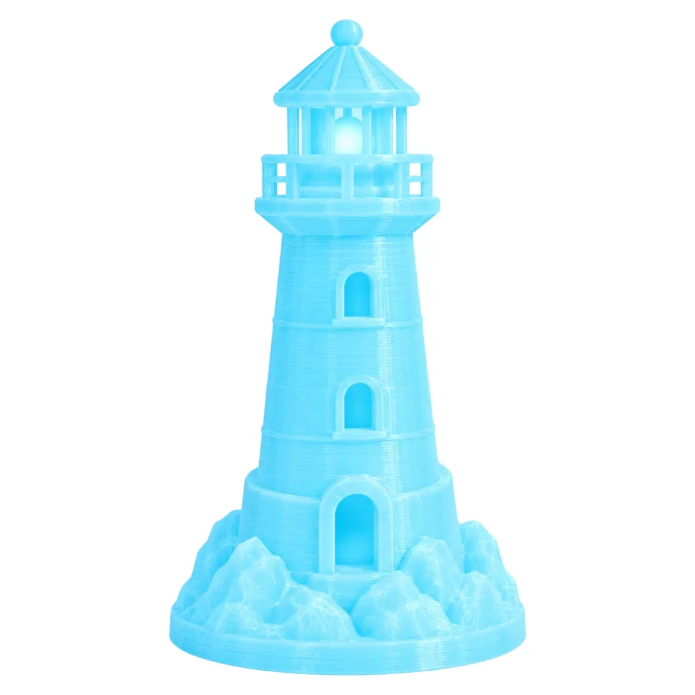 Filamento MasterPrint PLA Fosforescente Natural/Azul 1 kg para Impressora 3D 2