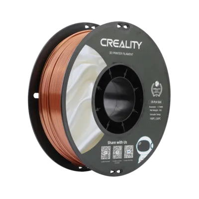 Filamento PLA CR-Silk Creality 1.75mm 1kg - Cobre Avermelhado para Impressora 3D 2