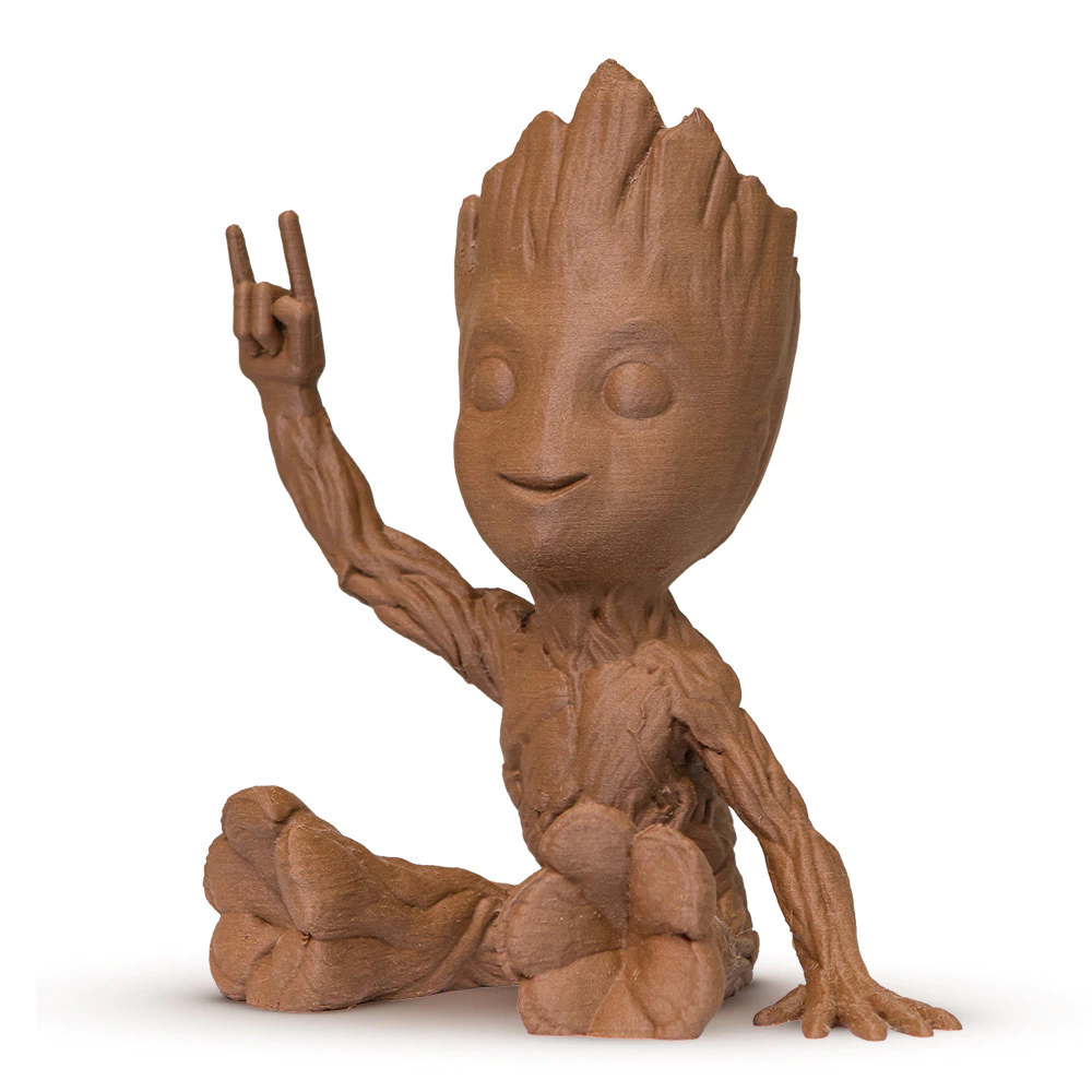 Voolt3D PLA Tabaco Wood - com particulas de Madeira 1kg para Impressora 3D 2
