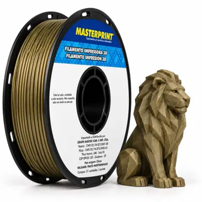 Filamento MasterPrint PETG Bronze 1 kg para Impressora 3D — filamento para impressora 3D