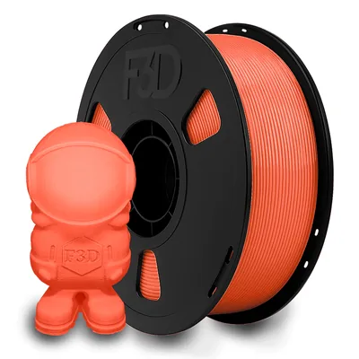 Filamento PLA Premium Laranja Neon para Impressora 3D — filamento para impressora 3D