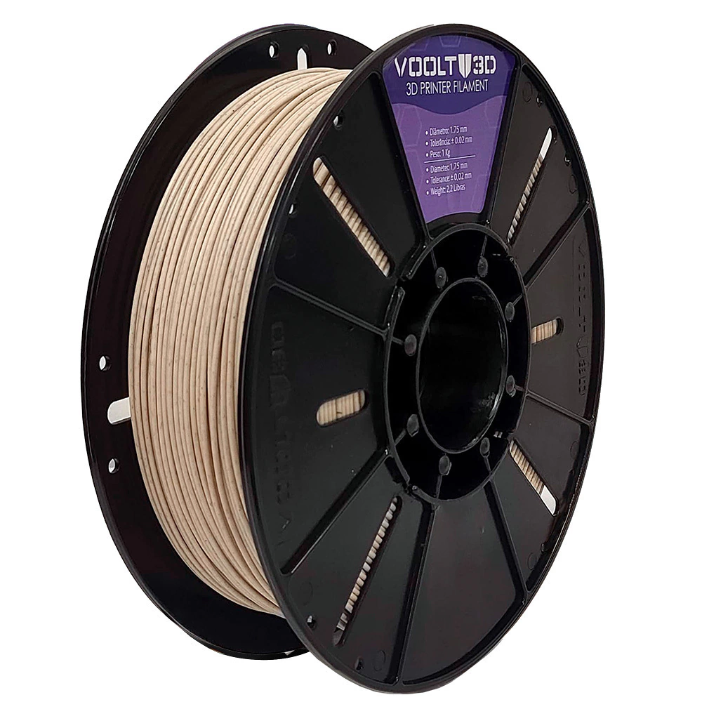 Voolt3D PLA Crema Marfil Stone 1kg para Impressora 3D 4