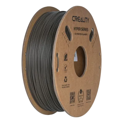 Filamento Hyper PLA-CF Creality 1.75mm 1kg - Amarelo Acinzentado para Impressora 3D 1